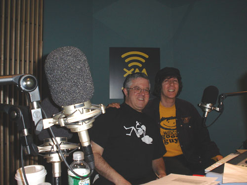 Richard with Bill Kates of XM Radio, taken on 4/11/07