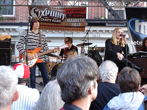 Richard with the Mary Weiss band