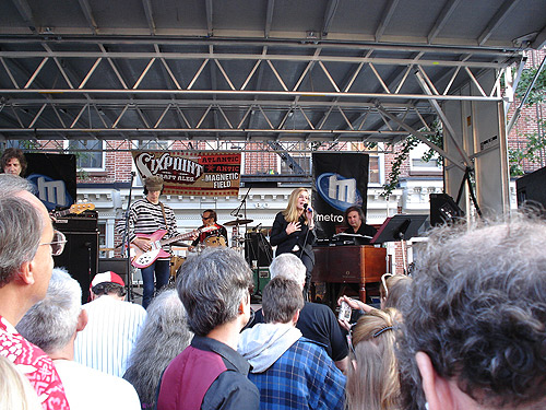 Richard with the Mary Weiss band
