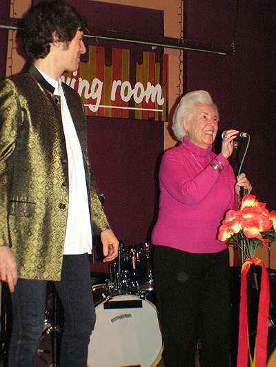 Richard and his mother at Nancy Leigh's Birthday Party