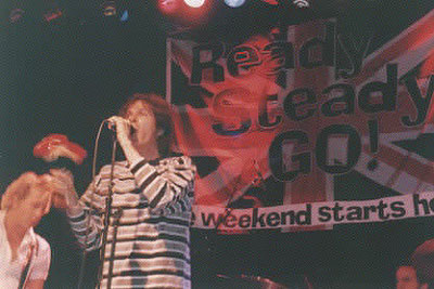 Richard X. Heyman at "The Beat Goes On" show, Bottom Line, NYC 2001